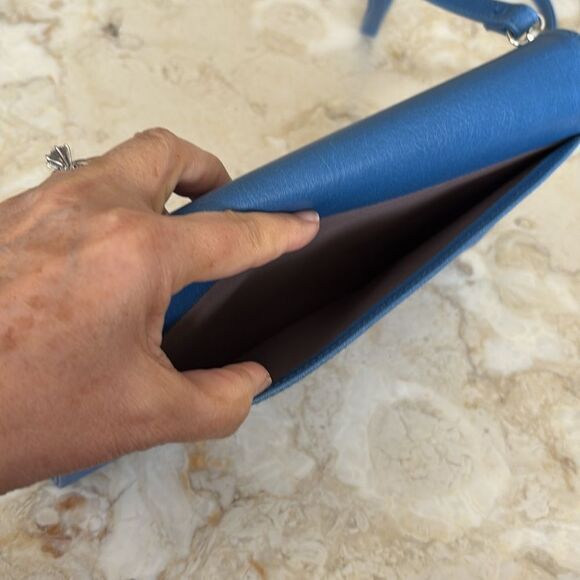 NWOT Matt & Nat DREWLG Large Vegan Crossbody Bag- Vintage Blue - Picture 11 of 16